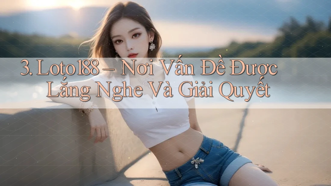 3. Loto188 – Nơi Vấn Đề Được Lắng Nghe Và Giải Quyết 3. Loto188 – Nơi Vấn Đề Được Lắng Nghe Và Giải Quyết