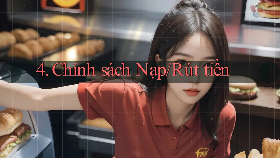 4. Chính sách Nạp/Rút tiền 4. Chính sách Nạp/Rút tiền