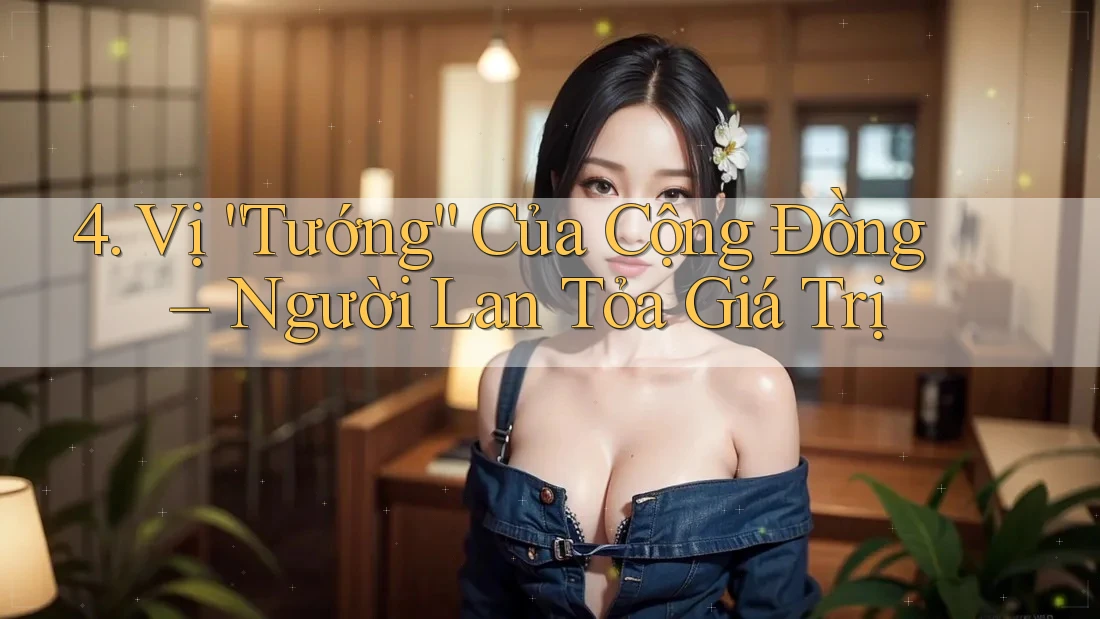 4. Vị “Tướng” Của Cộng Đồng – Người Lan Tỏa Giá Trị