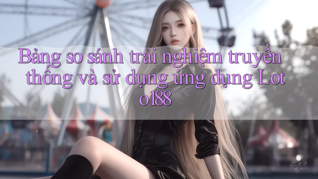 Bảng so sánh trải nghiệm truyền thống và sử dụng ứng dụng Loto188 Bảng so sánh trải nghiệm truyền thống và sử dụng ứng dụng Loto188