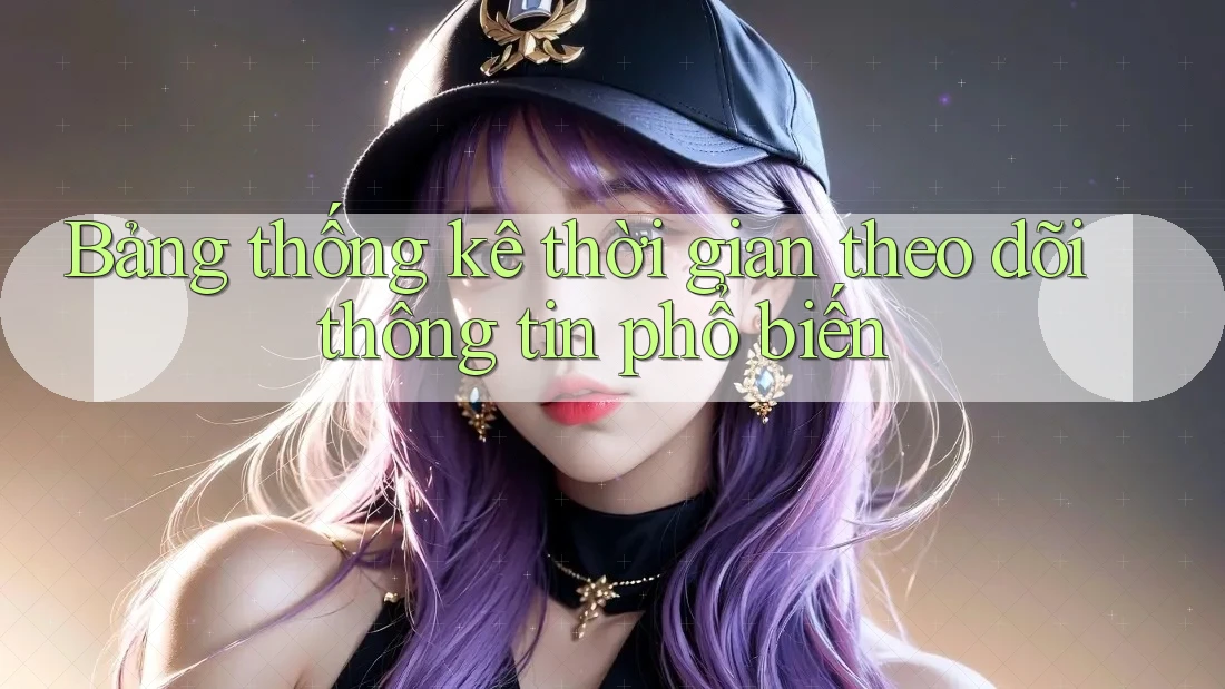 Bảng thống kê thời gian theo dõi thông tin phổ biến Bảng thống kê thời gian theo dõi thông tin phổ biến
