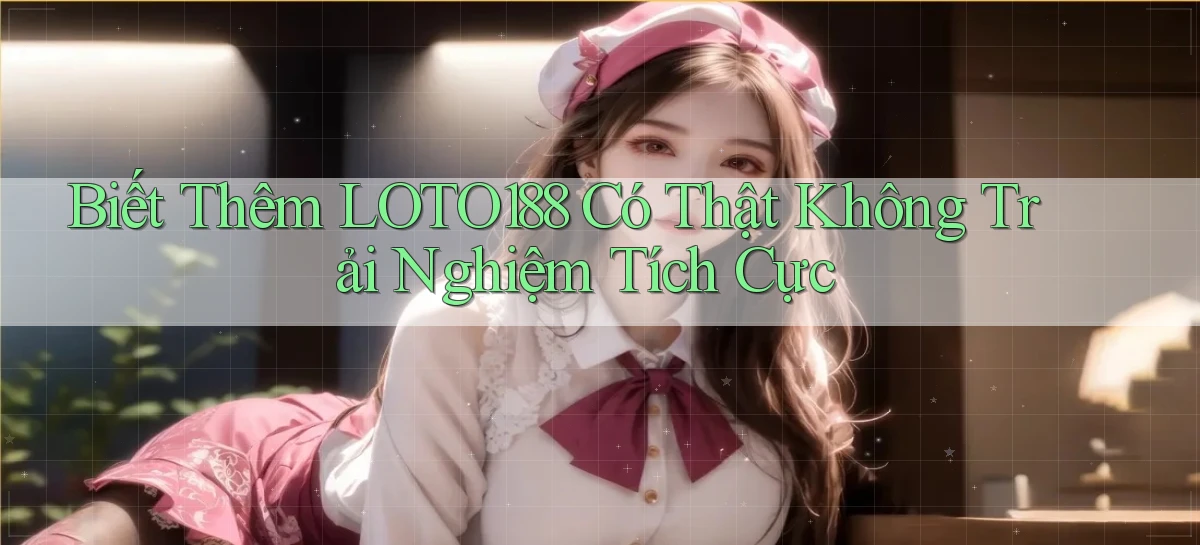 biết thêm loto188 có thật không trải nghiệm tích cực