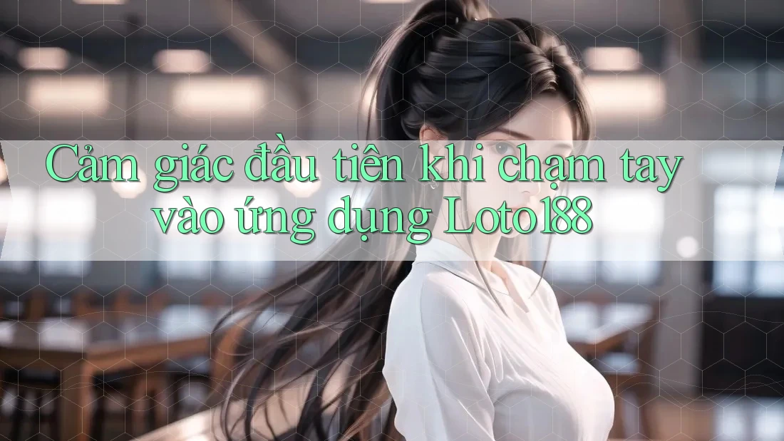 Cảm giác đầu tiên khi chạm tay vào ứng dụng Loto188 Cảm giác đầu tiên khi chạm tay vào ứng dụng Loto188