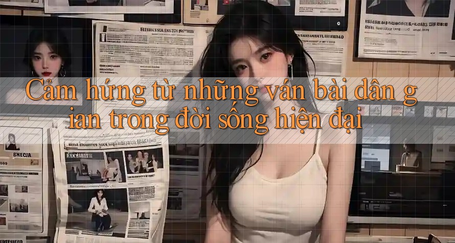 Cảm hứng từ những ván bài dân gian trong đời sống hiện đại Cảm hứng từ những ván bài dân gian trong đời sống hiện đại