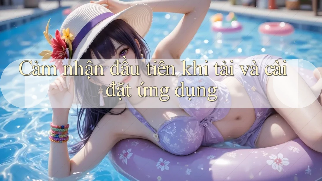 Cảm nhận đầu tiên khi tải và cài đặt ứng dụng