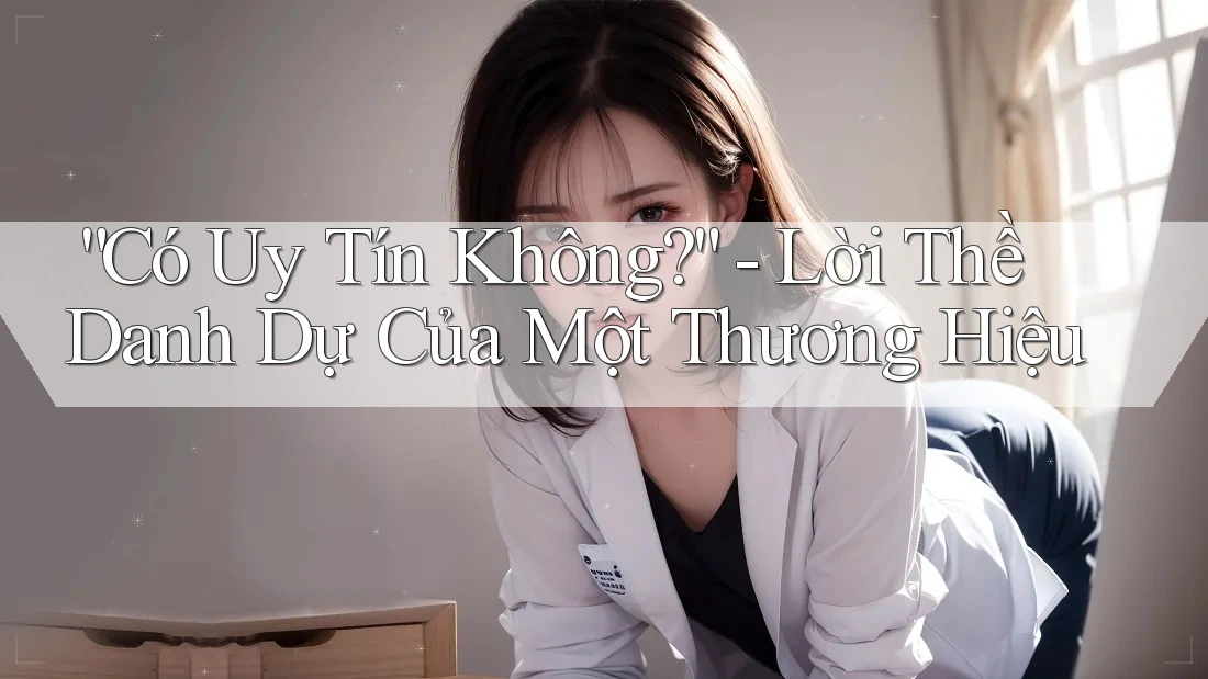 “Có Uy Tín Không?” - Lời Thề Danh Dự Của Một Thương Hiệu “Có Uy Tín Không?” - Lời Thề Danh Dự Của Một Thương Hiệu