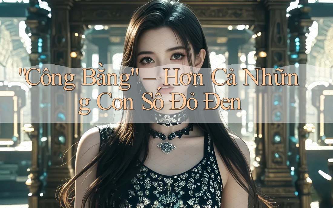 “Công Bằng” – Hơn Cả Những Con Số Đỏ Đen “Công Bằng” – Hơn Cả Những Con Số Đỏ Đen