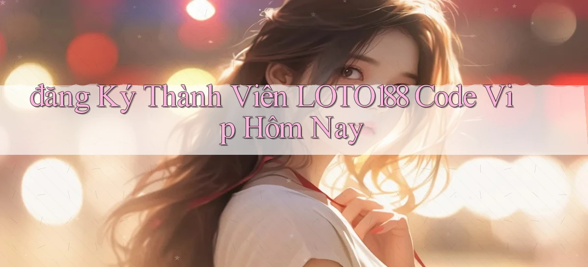 đăng ký thành viên loto188 code vip hôm nay
