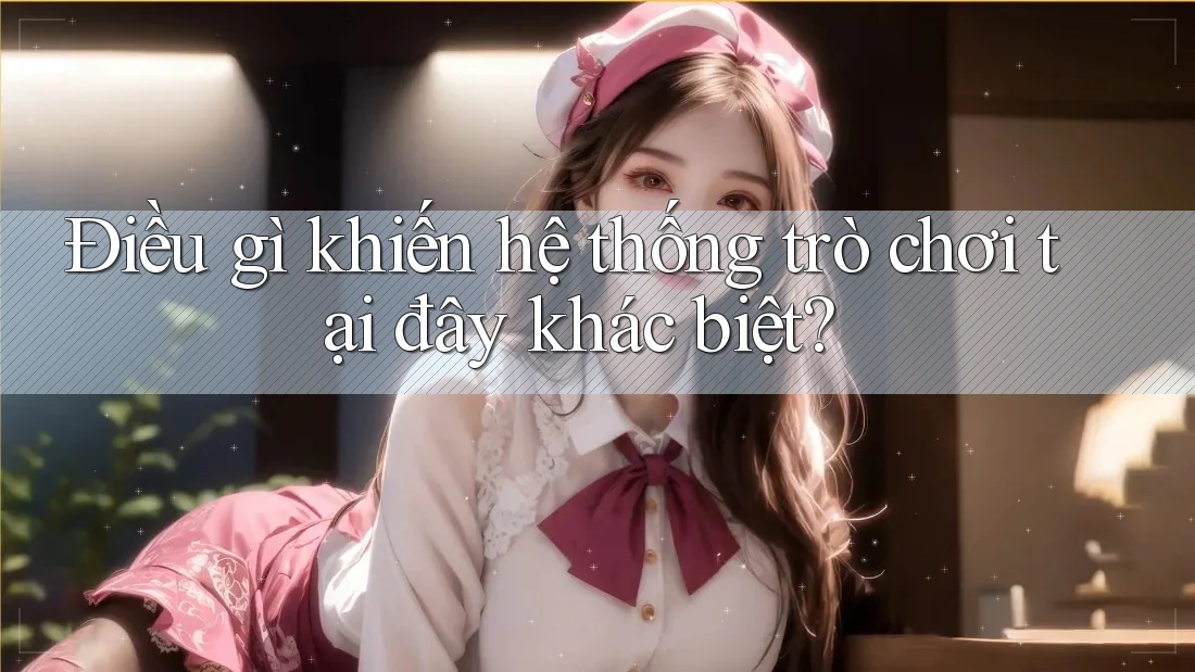 Điều gì khiến hệ thống trò chơi tại đây khác biệt?