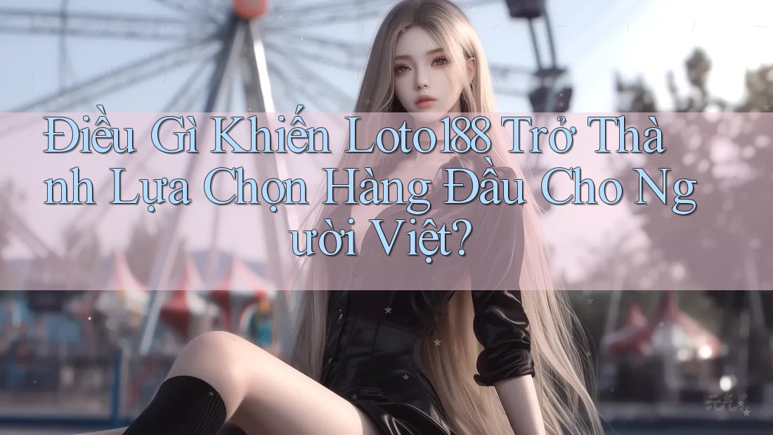 Điều Gì Khiến Loto188 Trở Thành Lựa Chọn Hàng Đầu Cho Người Việt?