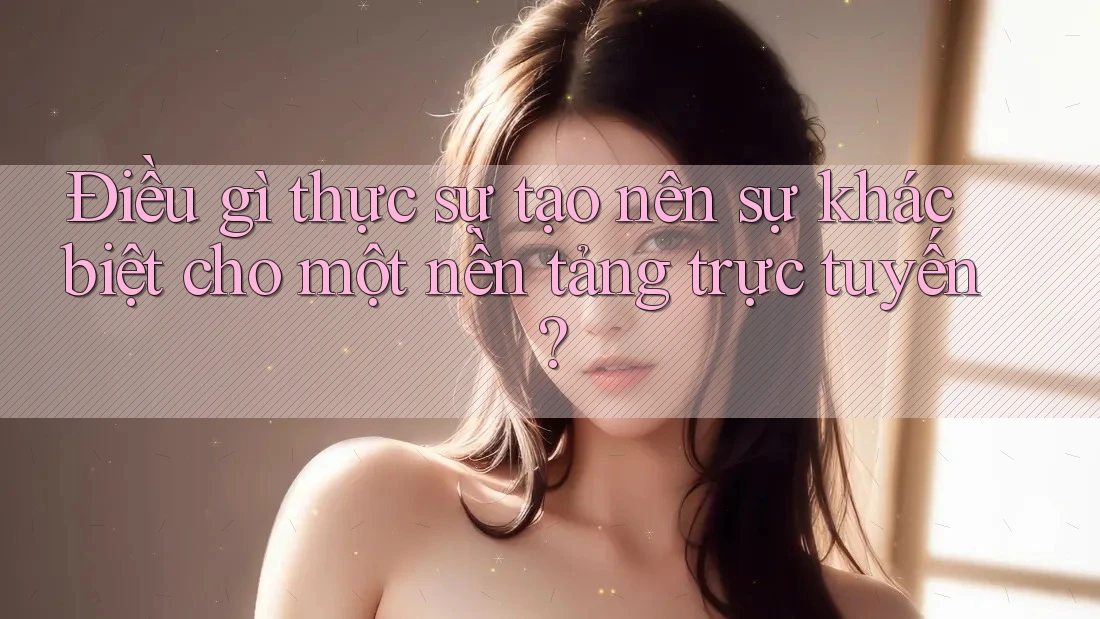 Điều gì thực sự tạo nên sự khác biệt cho một nền tảng trực tuyến? Điều gì thực sự tạo nên sự khác biệt cho một nền tảng trực tuyến?