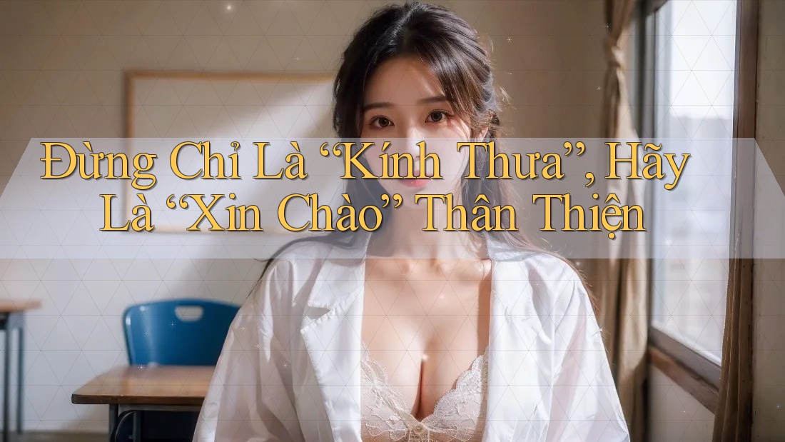 Đừng Chỉ Là “Kính Thưa”, Hãy Là “Xin Chào” Thân Thiện Đừng Chỉ Là “Kính Thưa”, Hãy Là “Xin Chào” Thân Thiện