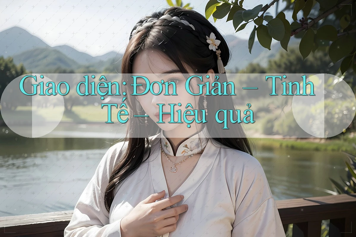 Giao diện: Đơn Giản – Tinh Tế – Hiệu quả