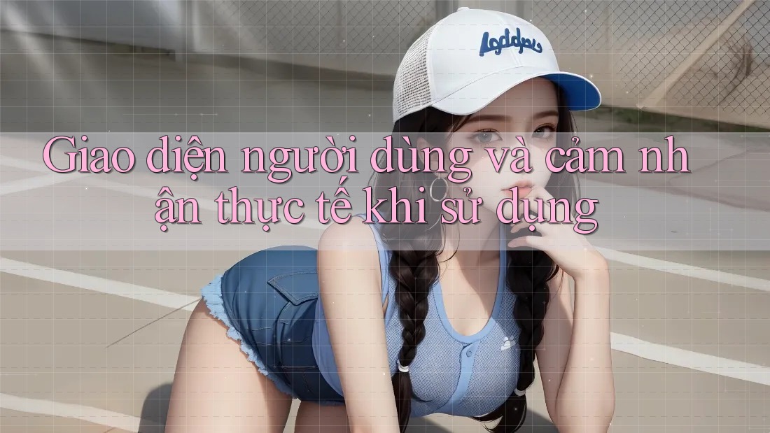 Giao diện người dùng và cảm nhận thực tế khi sử dụng Giao diện người dùng và cảm nhận thực tế khi sử dụng