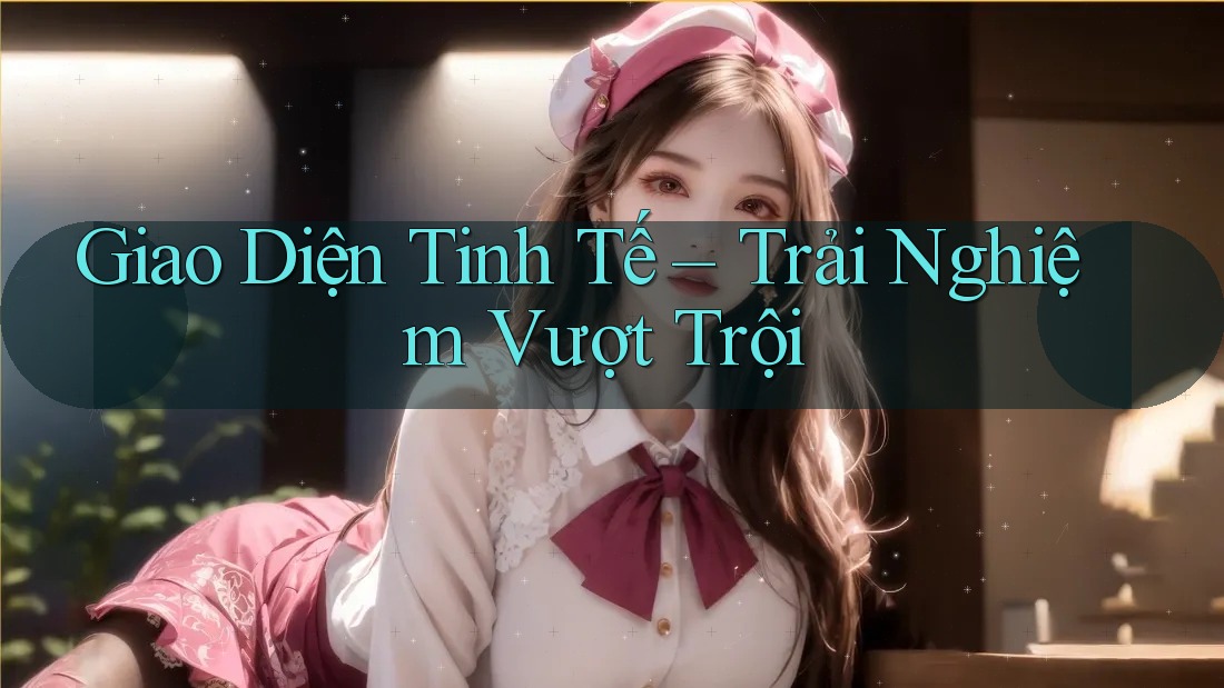 Giao Diện Tinh Tế – Trải Nghiệm Vượt Trội Giao Diện Tinh Tế – Trải Nghiệm Vượt Trội