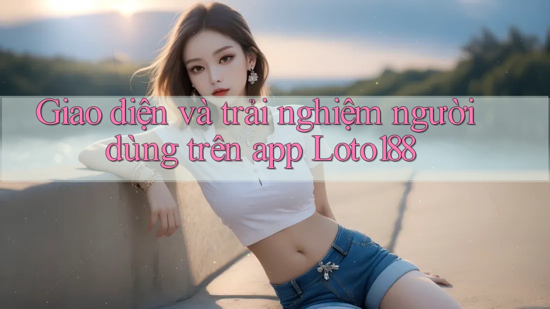 Giao diện và trải nghiệm người dùng trên app Loto188 Giao diện và trải nghiệm người dùng trên app Loto188