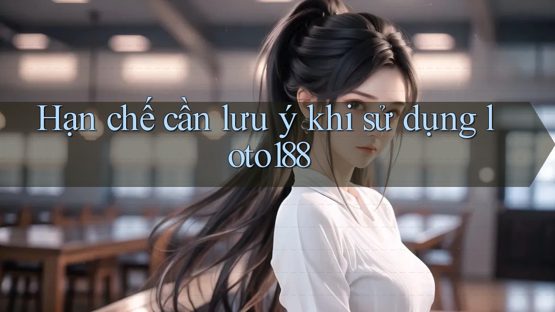 Hạn chế cần lưu ý khi sử dụng loto188 Hạn chế cần lưu ý khi sử dụng loto188