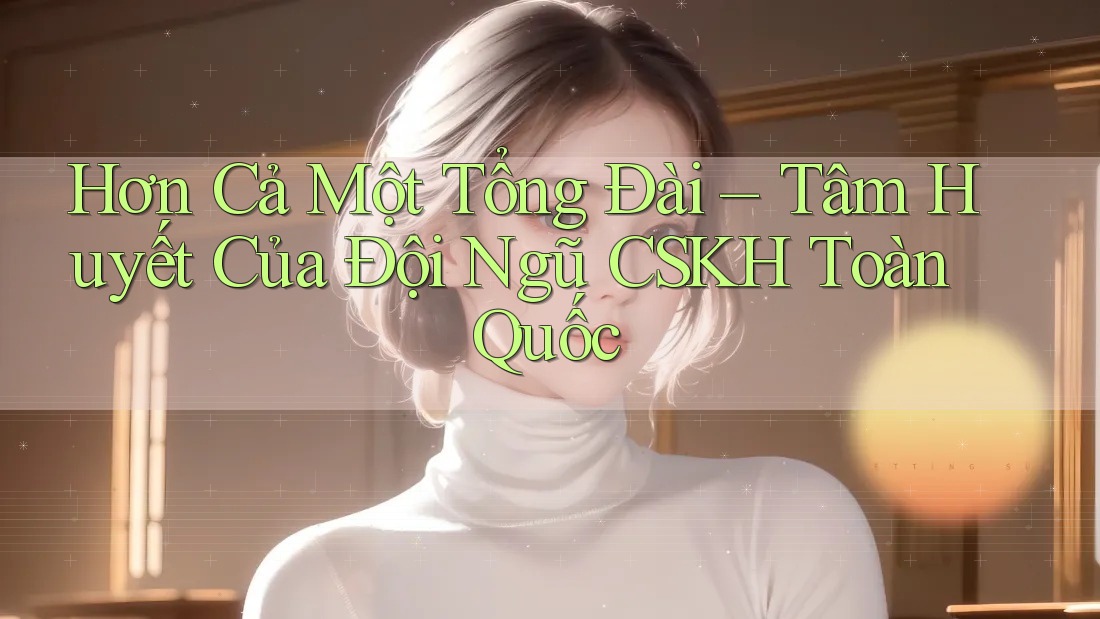Hơn Cả Một Tổng Đài – Tâm Huyết Của Đội Ngũ CSKH Toàn Quốc Hơn Cả Một Tổng Đài – Tâm Huyết Của Đội Ngũ CSKH Toàn Quốc