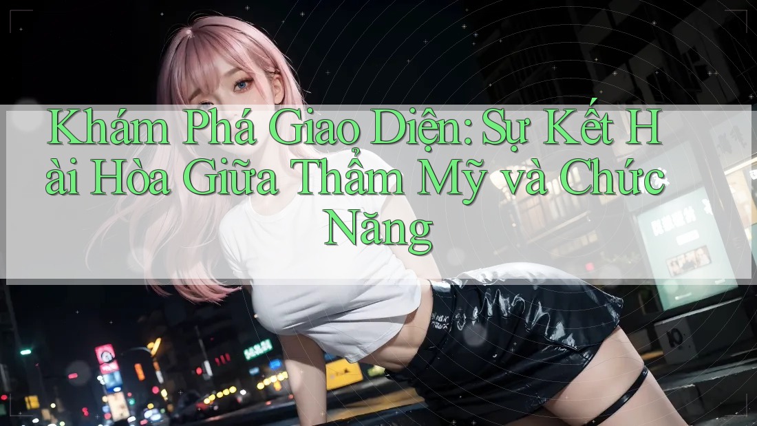 Khám Phá Giao Diện: Sự Kết Hài Hòa Giữa Thẩm Mỹ và Chức Năng Khám Phá Giao Diện: Sự Kết Hài Hòa Giữa Thẩm Mỹ và Chức Năng