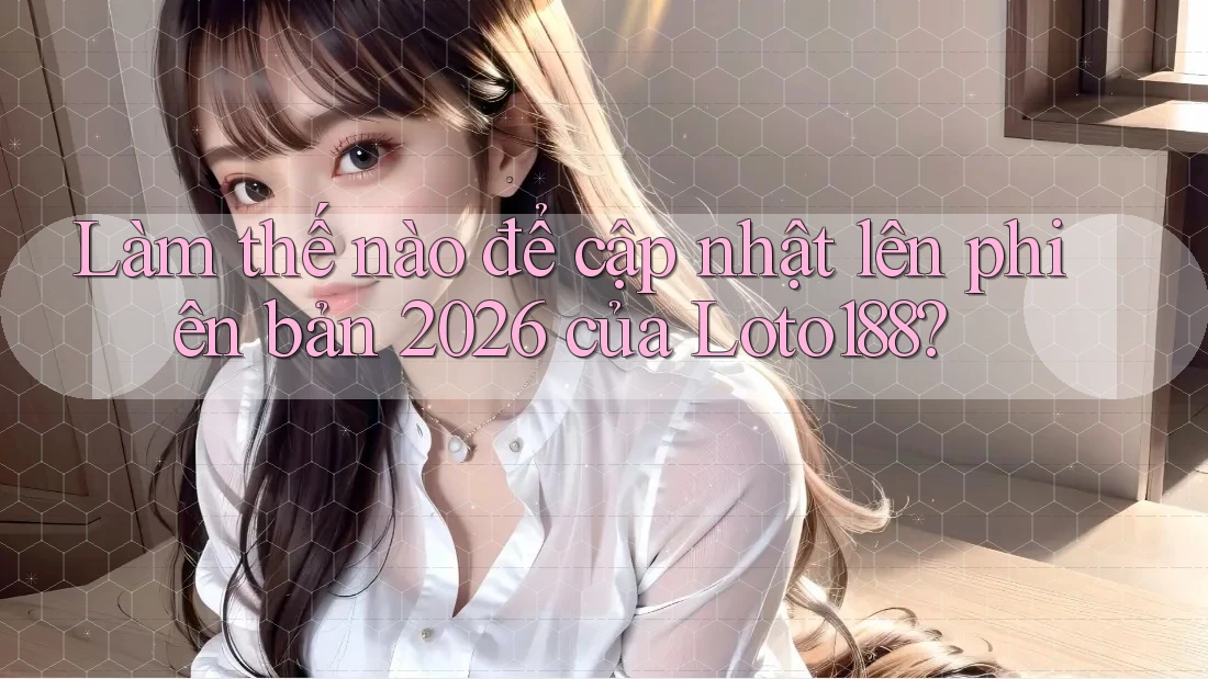 Làm thế nào để cập nhật lên phiên bản 2026 của Loto188? Làm thế nào để cập nhật lên phiên bản 2026 của Loto188?