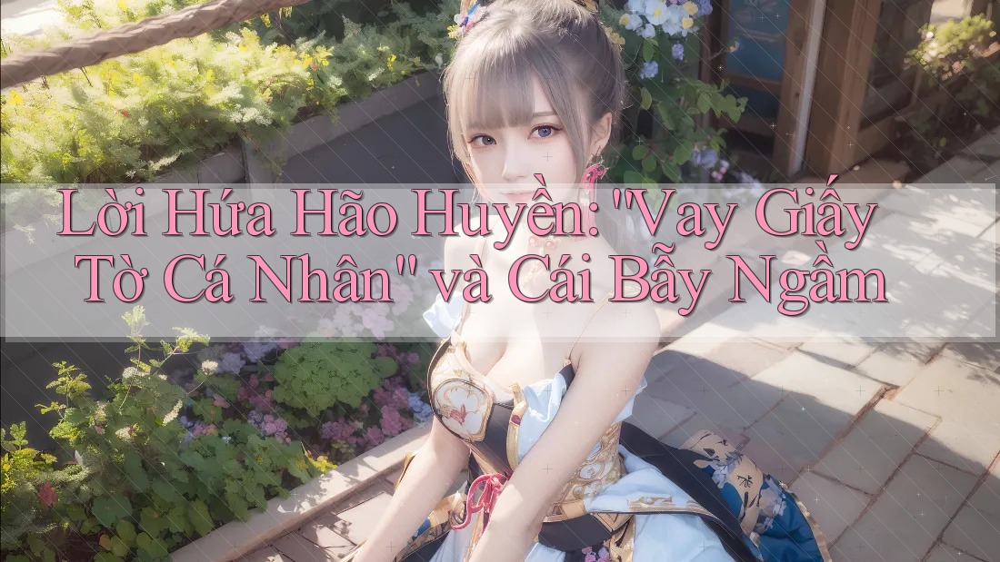 Lời Hứa Hão Huyền: “Vay Giấy Tờ Cá Nhân” và Cái Bẫy Ngầm Lời Hứa Hão Huyền: “Vay Giấy Tờ Cá Nhân” và Cái Bẫy Ngầm