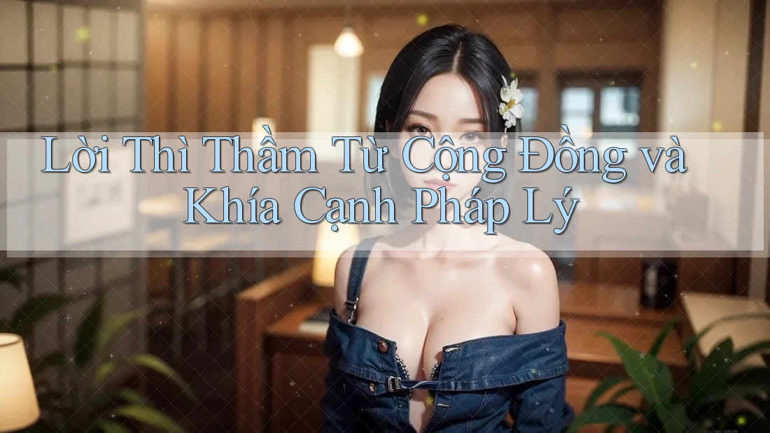 Lời Thì Thầm Từ Cộng Đồng và Khía Cạnh Pháp Lý Lời Thì Thầm Từ Cộng Đồng và Khía Cạnh Pháp Lý