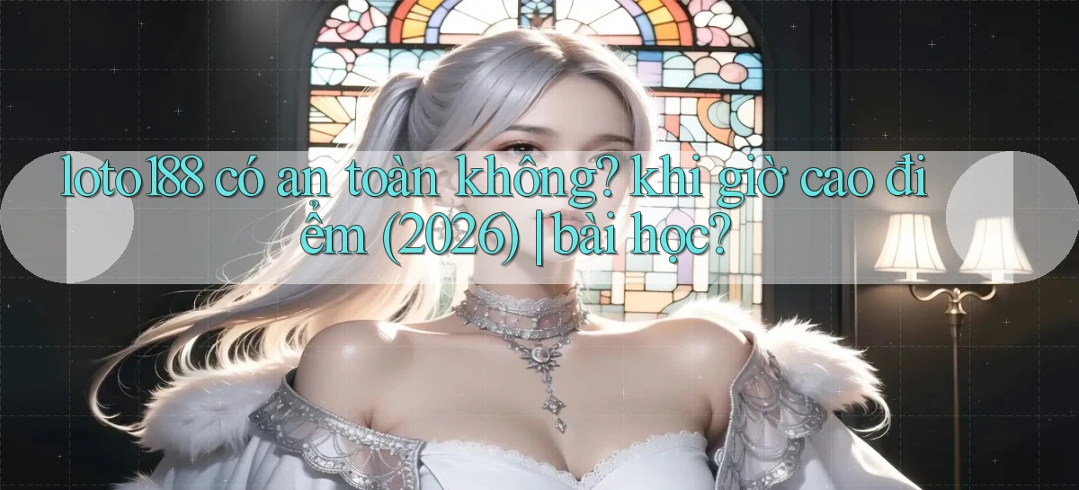 loto188 có an toàn không khi giờ cao điểm (2026) bài học