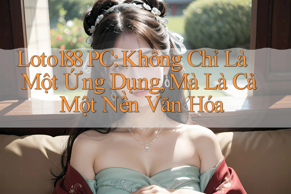 Loto188 PC: Không Chỉ Là Một Ứng Dụng, Mà Là Cả Một Nền Văn Hóa Loto188 PC: Không Chỉ Là Một Ứng Dụng, Mà Là Cả Một Nền Văn Hóa