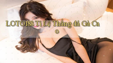 loto188  tỉ lệ thắng đá gà cao