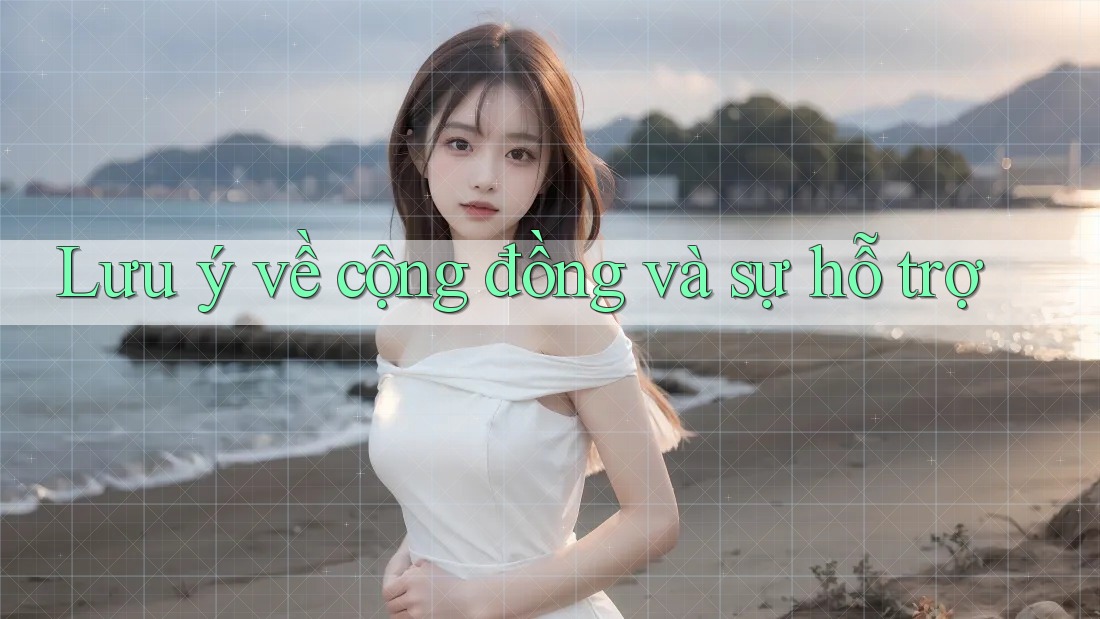 Lưu ý về cộng đồng và sự hỗ trợ