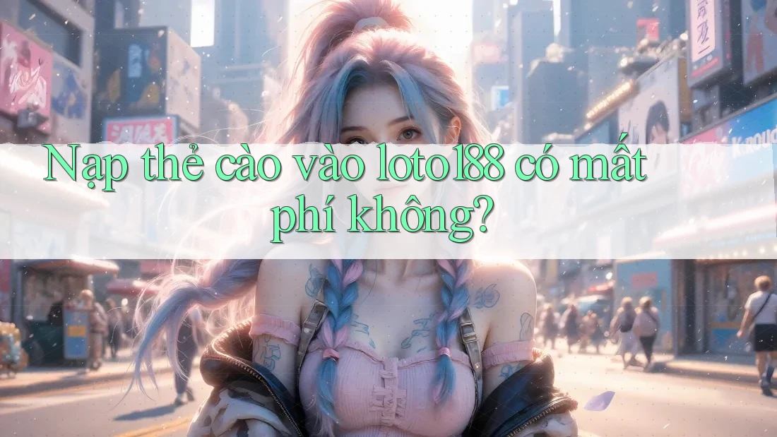 Nạp thẻ cào vào loto188 có mất phí không? Nạp thẻ cào vào loto188 có mất phí không?