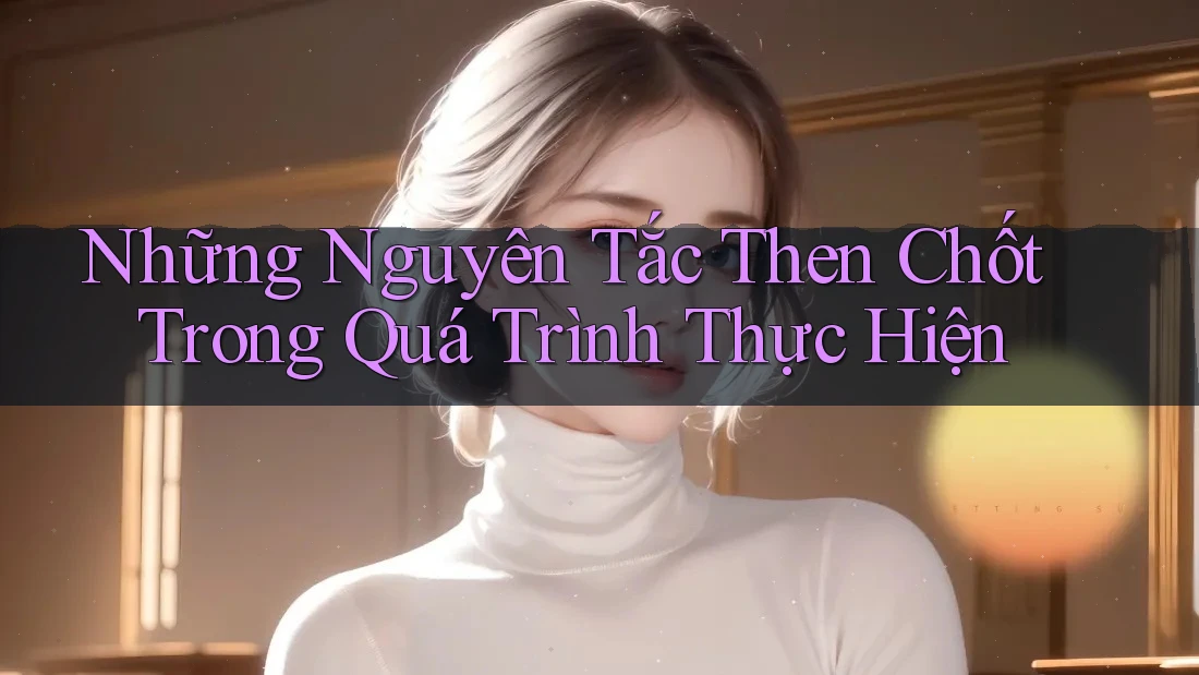Những Nguyên Tắc Then Chốt Trong Quá Trình Thực Hiện Những Nguyên Tắc Then Chốt Trong Quá Trình Thực Hiện