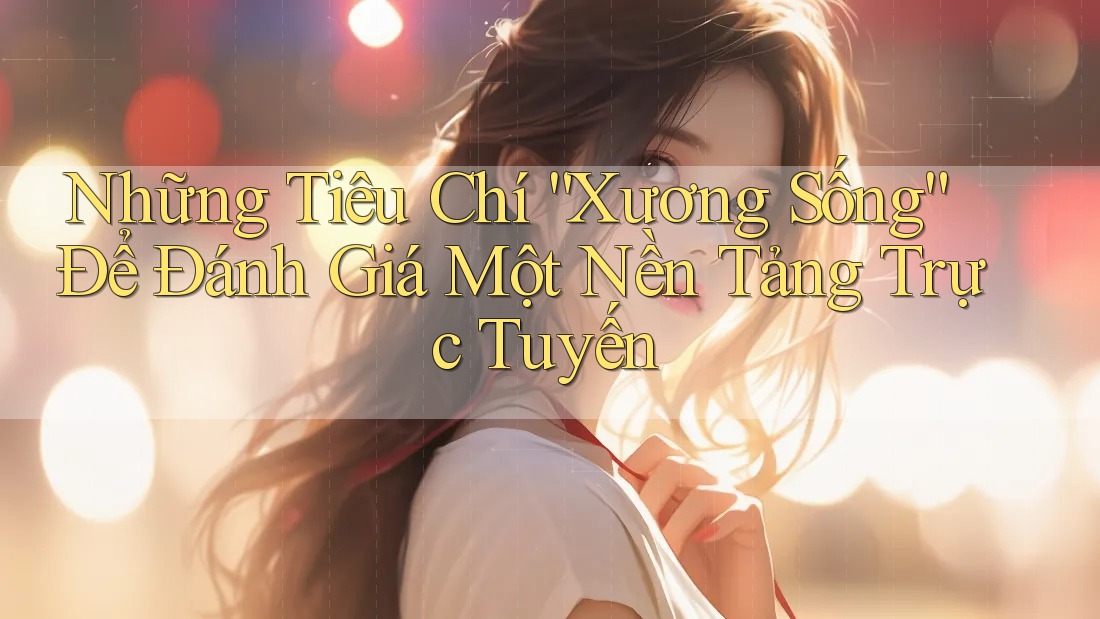 Những Tiêu Chí “Xương Sống” Để Đánh Giá Một Nền Tảng Trực Tuyến Những Tiêu Chí “Xương Sống” Để Đánh Giá Một Nền Tảng Trực Tuyến