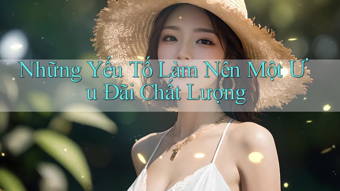 Những Yếu Tố Làm Nên Một Ưu Đãi Chất Lượng Những Yếu Tố Làm Nên Một Ưu Đãi Chất Lượng