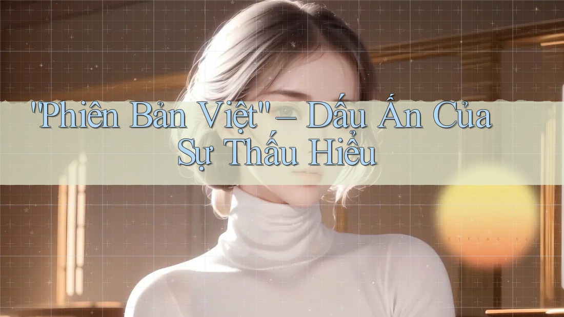“Phiên Bản Việt” – Dấu Ấn Của Sự Thấu Hiểu “Phiên Bản Việt” – Dấu Ấn Của Sự Thấu Hiểu