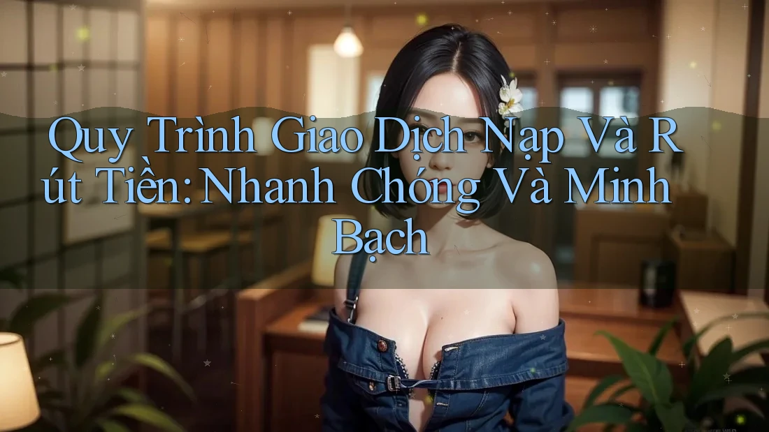 Quy Trình Giao Dịch Nạp Và Rút Tiền: Nhanh Chóng Và Minh Bạch Quy Trình Giao Dịch Nạp Và Rút Tiền: Nhanh Chóng Và Minh Bạch
