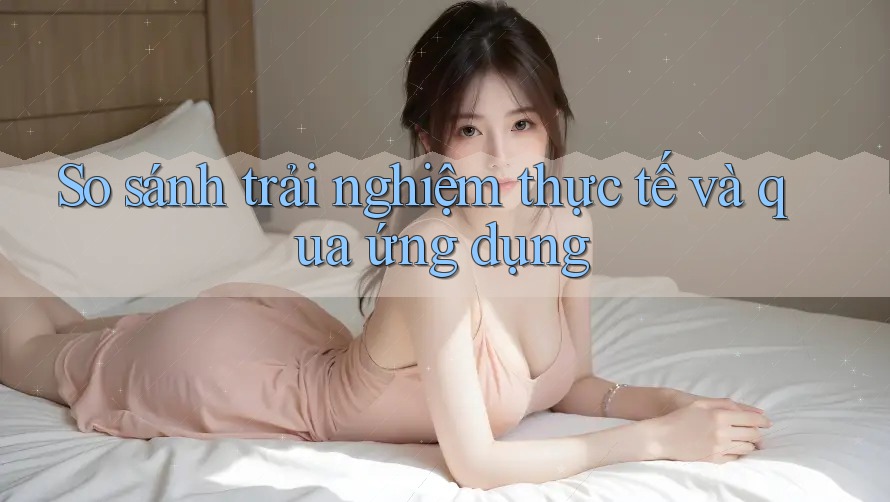 So sánh trải nghiệm thực tế và qua ứng dụng