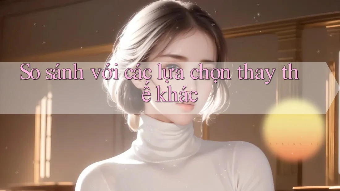 So sánh với các lựa chọn thay thế khác So sánh với các lựa chọn thay thế khác