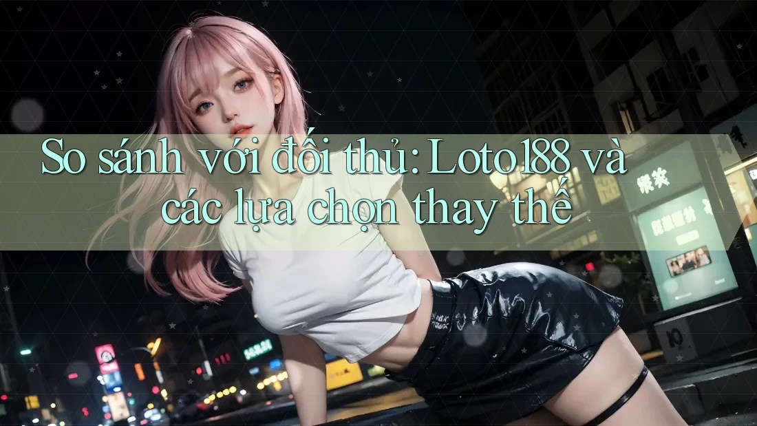 So sánh với đối thủ: Loto188 và các lựa chọn thay thế So sánh với đối thủ: Loto188 và các lựa chọn thay thế