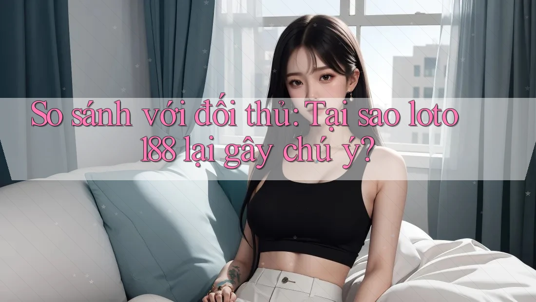 So sánh với đối thủ: Tại sao loto188 lại gây chú ý? So sánh với đối thủ: Tại sao loto188 lại gây chú ý?