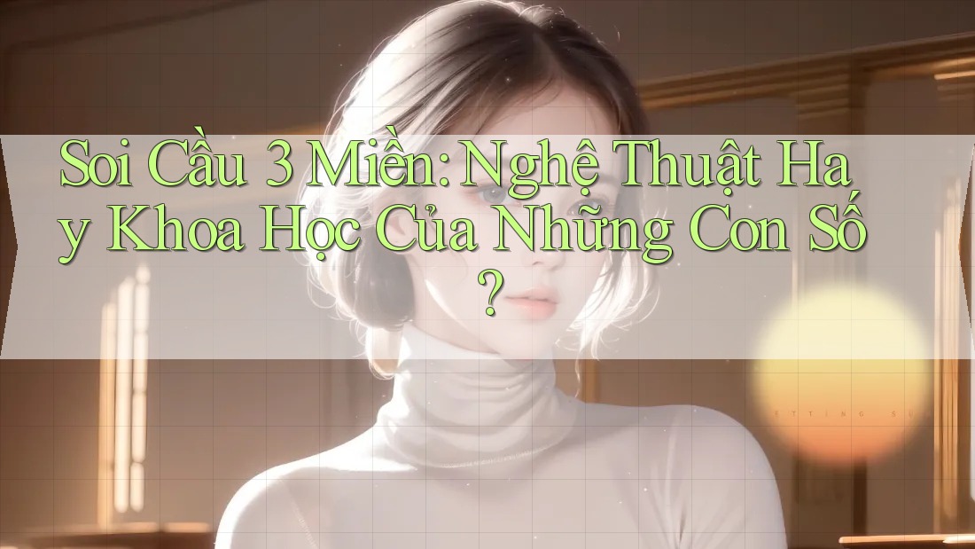 Soi Cầu 3 Miền: Nghệ Thuật Hay Khoa Học Của Những Con Số?