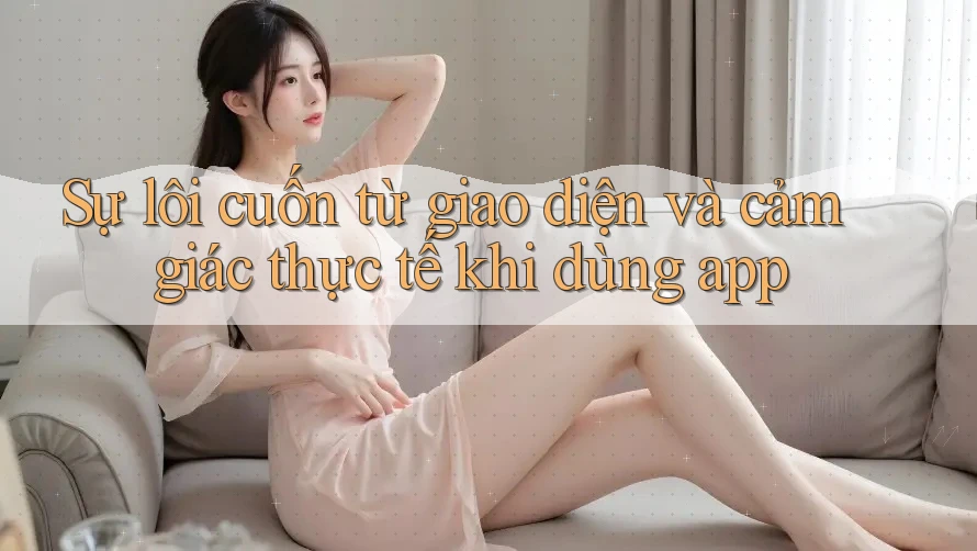 Sự lôi cuốn từ giao diện và cảm giác thực tế khi dùng app