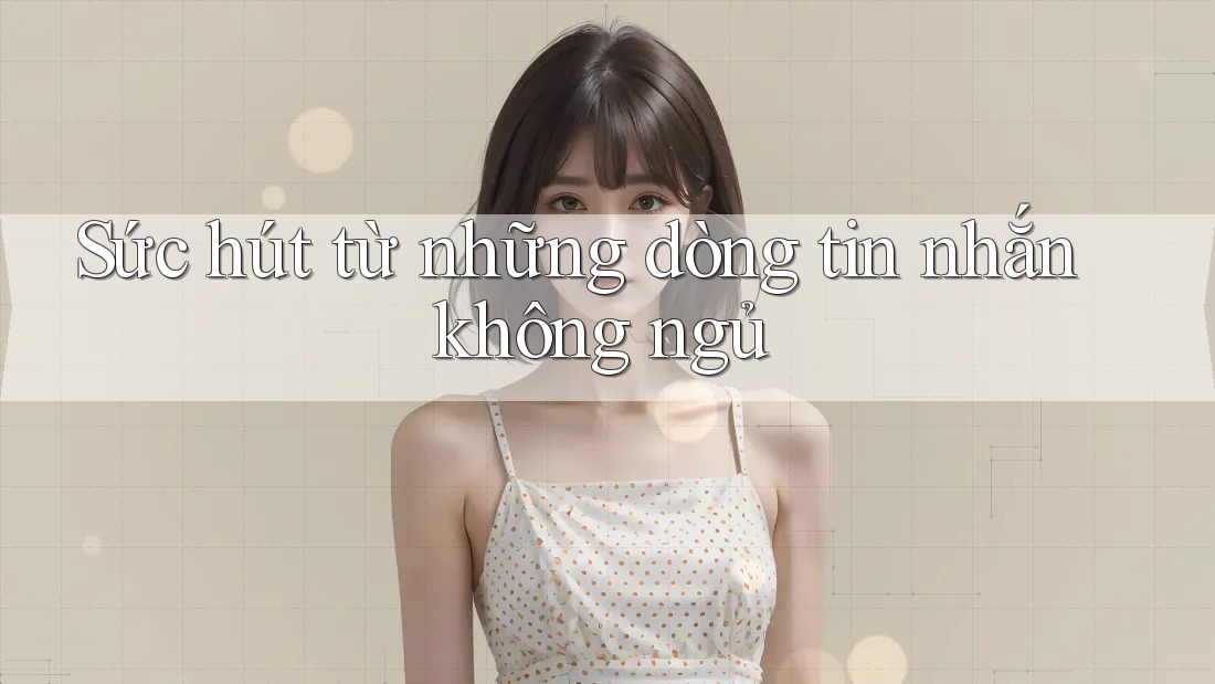 Sức hút từ những dòng tin nhắn không ngủ Sức hút từ những dòng tin nhắn không ngủ