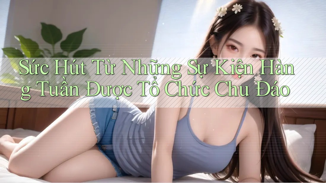 Sức Hút Từ Những Sự Kiện Hàng Tuần Được Tổ Chức Chu Đáo