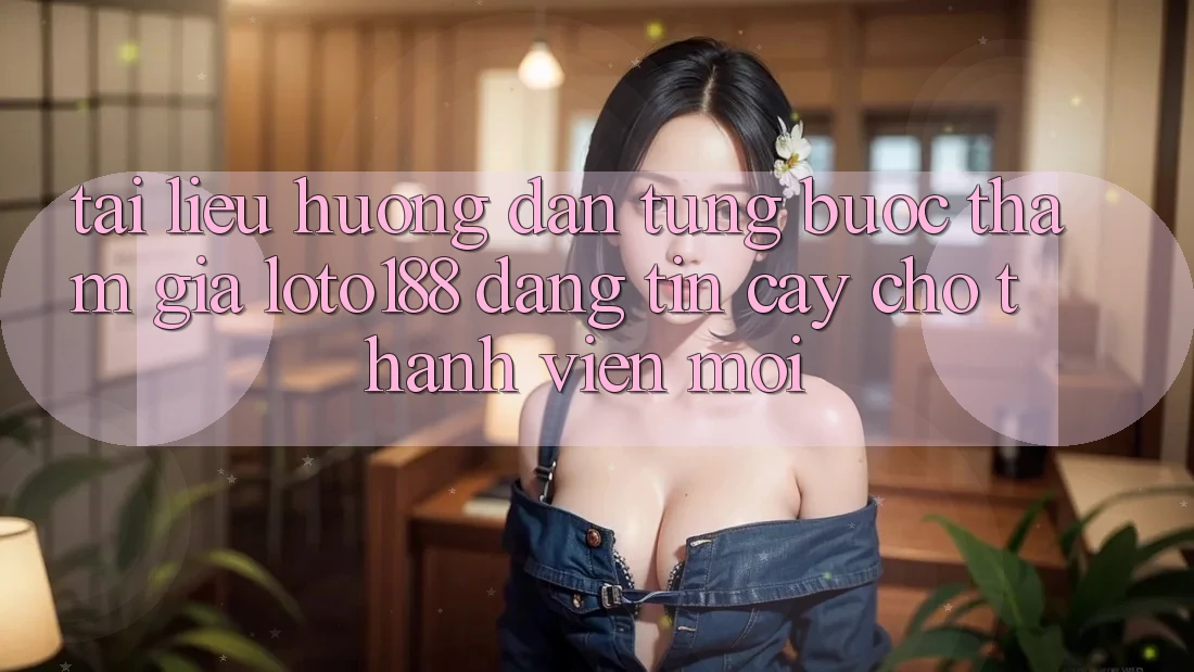 Tài liệu hướng dẫn Từng Bước Tham Gia Loto188 Đáng tin cậy Cho Thành Viên Mới