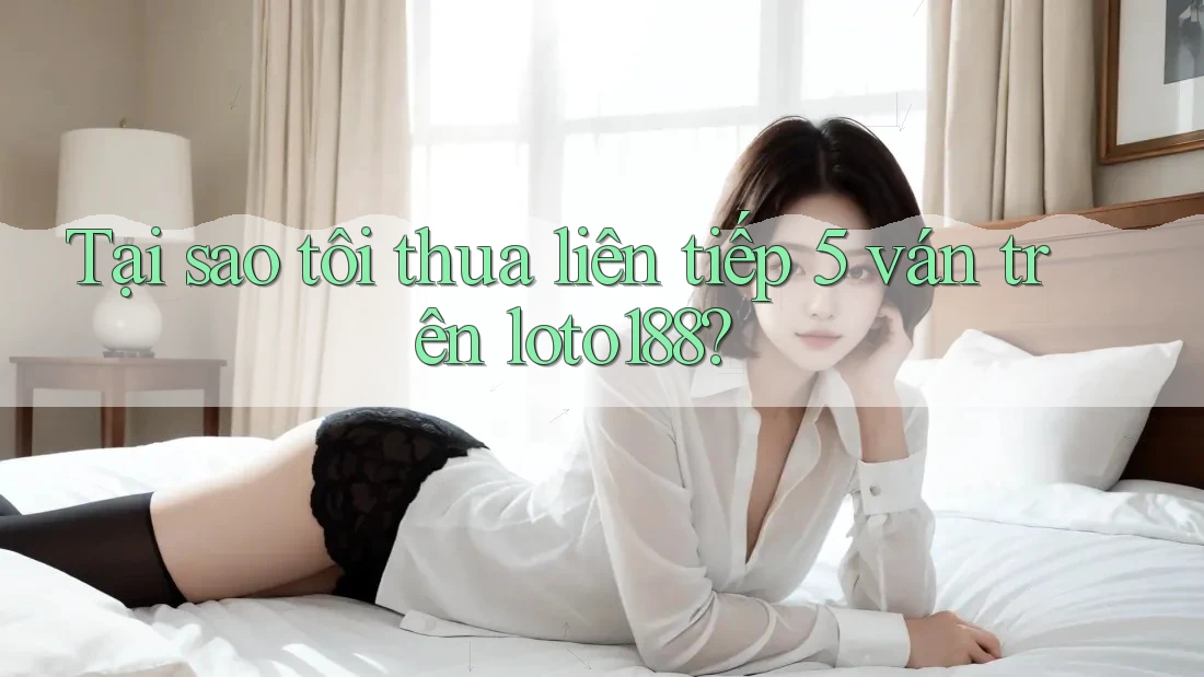 Tại sao tôi thua liên tiếp 5 ván trên loto188? Tại sao tôi thua liên tiếp 5 ván trên loto188?