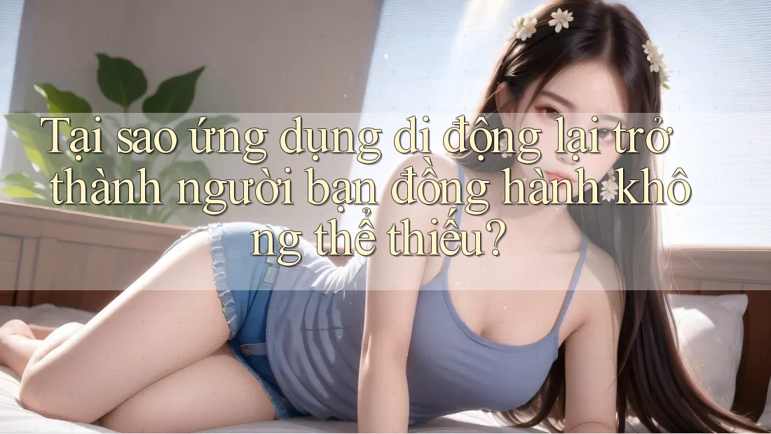 Tại sao ứng dụng di động lại trở thành người bạn đồng hành không thể thiếu?