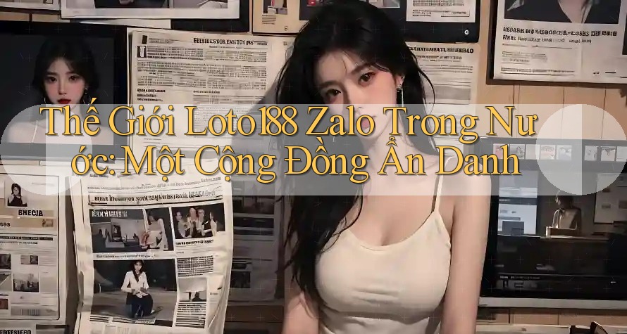 Thế Giới Loto188 Zalo Trong Nước: Một Cộng Đồng Ẩn Danh