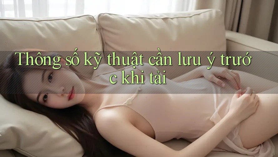 Thông số kỹ thuật cần lưu ý trước khi tải