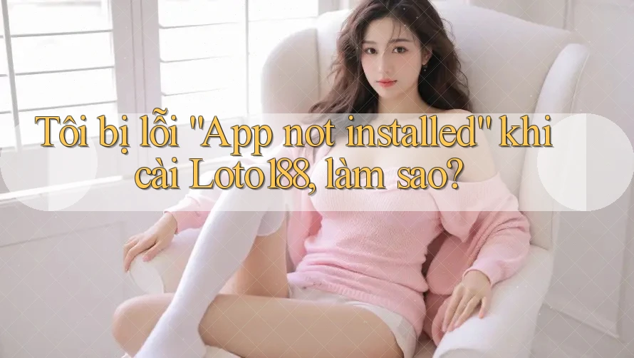 Tôi bị lỗi “App not installed” khi cài Loto188, làm sao?